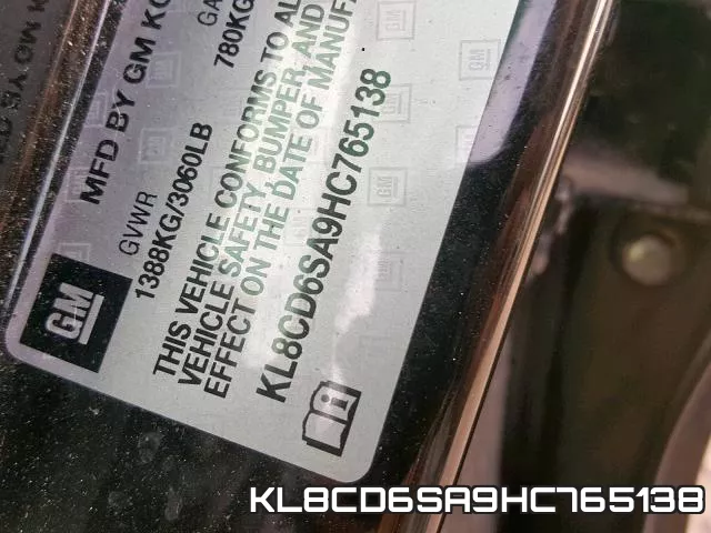 KL8CD6SA9HC765138 фото 2