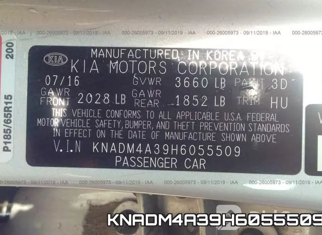 KNADM4A39H6055509 фото 10