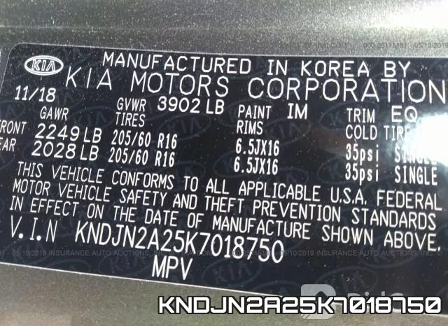 KNDJN2A25K7018750 фото 9