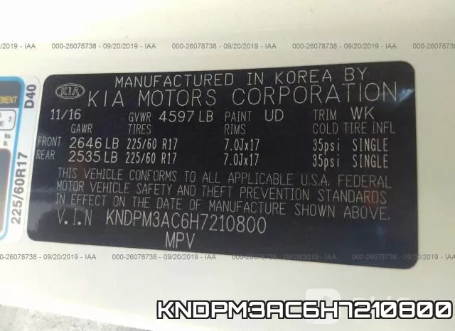 KNDPM3AC6H7210800 фото 10