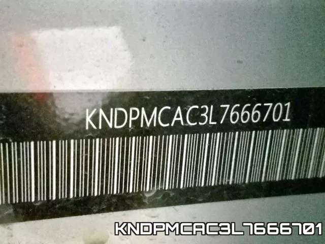KNDPMCAC3L7666701 фото 2