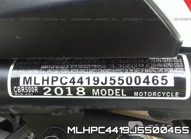 MLHPC4419J5500465 фото 2