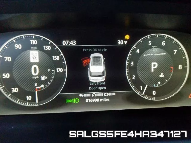 SALGS5FE4HA347127 фото 9