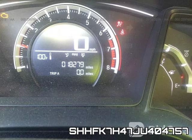 SHHFK7H47JU404757 фото 8