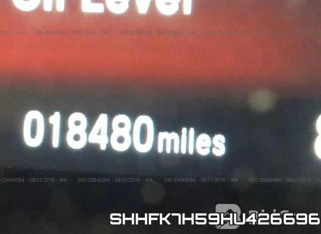 SHHFK7H59HU426696 фото 7