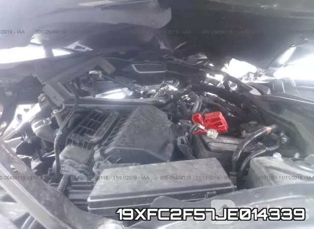 19XFC2F57JE014339 фото 2