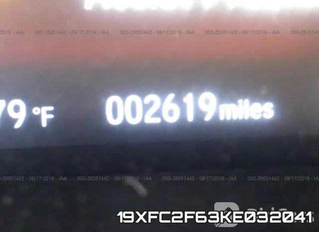 19XFC2F63KE032041 фото 8