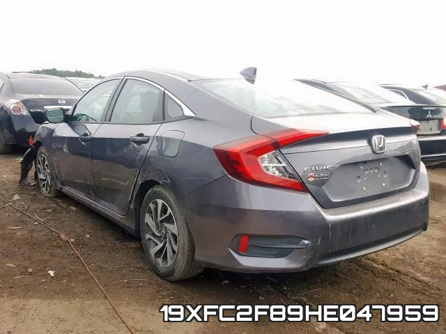 19XFC2F89HE047959 фото 4