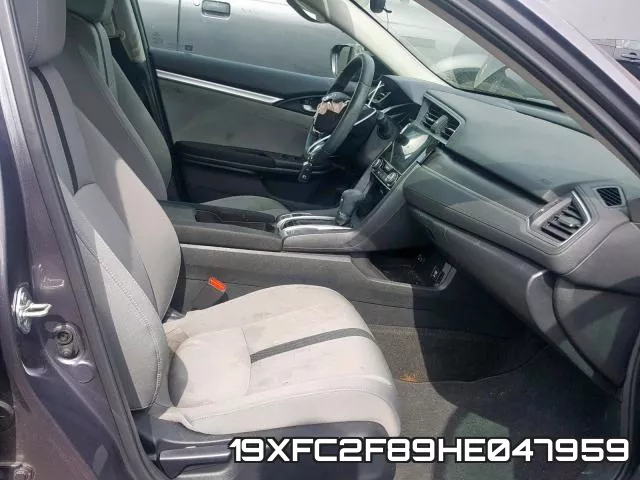 19XFC2F89HE047959 фото 6