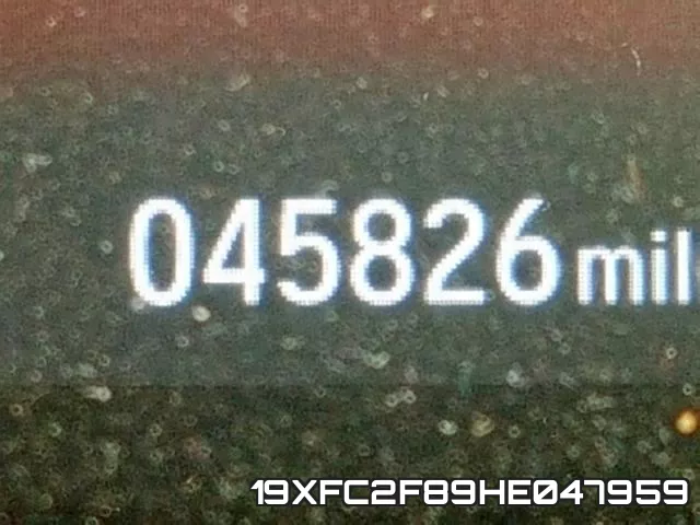 19XFC2F89HE047959 фото 9