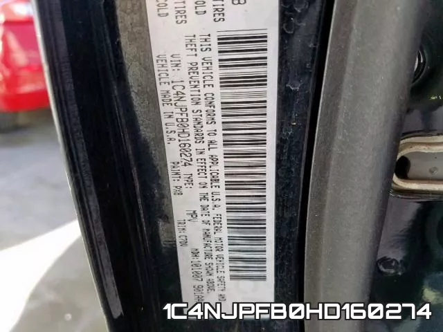 1C4NJPFB0HD160274 фото 2