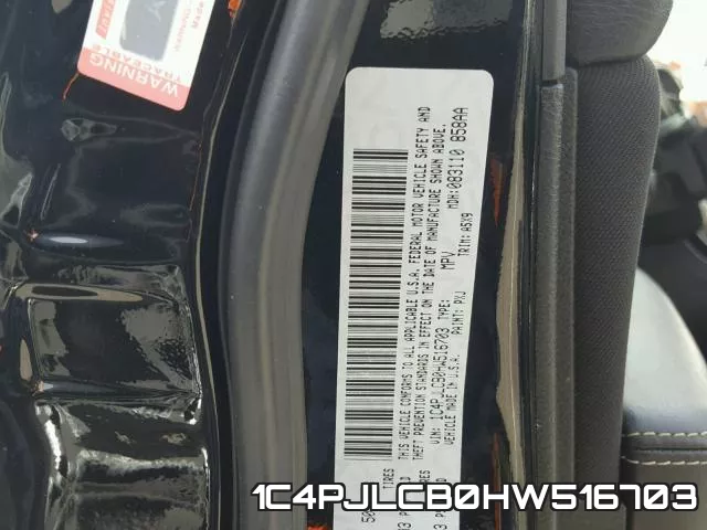 1C4PJLCB0HW516703 фото 2