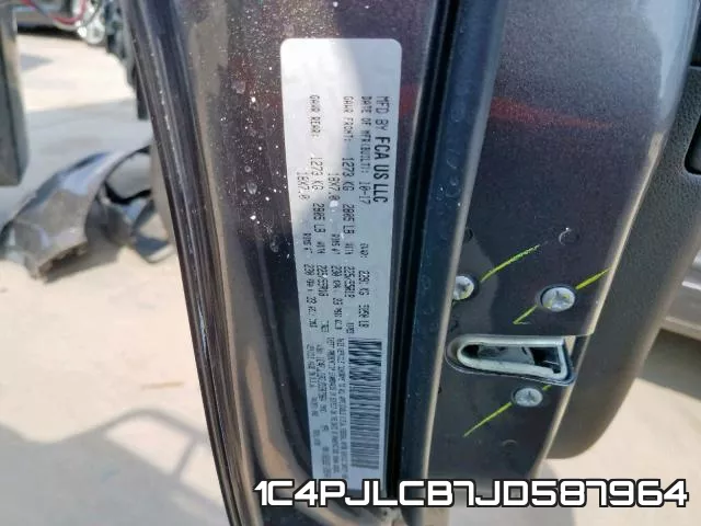 1C4PJLCB7JD587964 фото 2