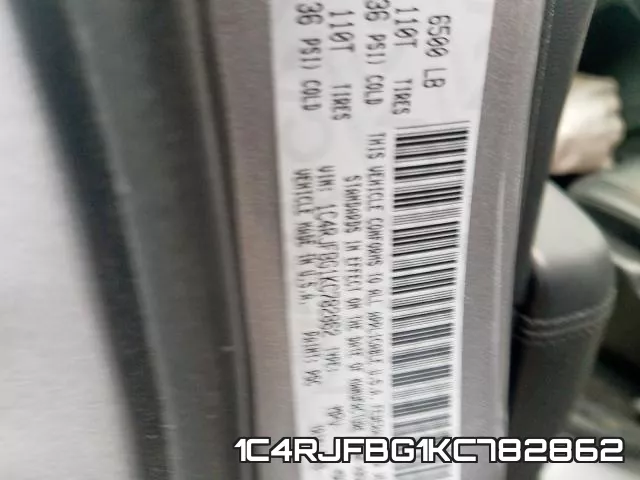 1C4RJFBG1KC782862 фото 2