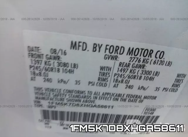 1FM5K7D8XHGA58611 фото 10