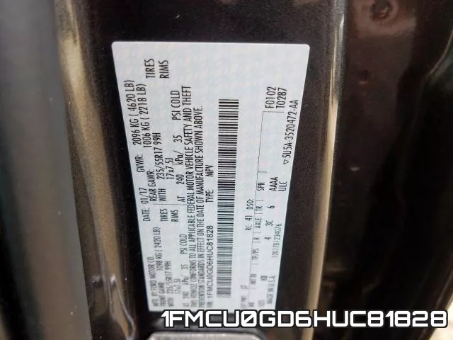 1FMCU0GD6HUC81828 фото 2