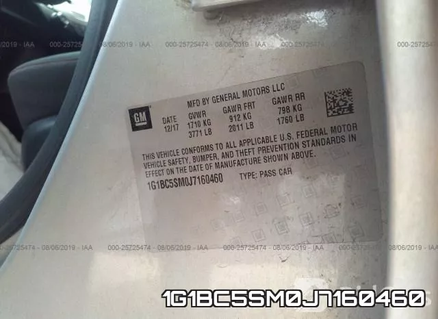 1G1BC5SM0J7160460 фото 10
