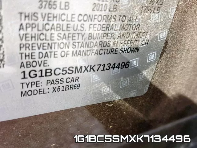 1G1BC5SMXK7134496 фото 2