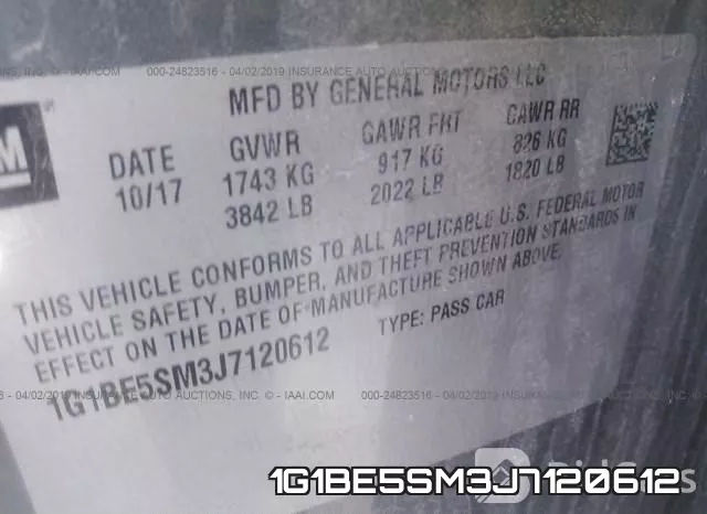 1G1BE5SM3J7120612 фото 10