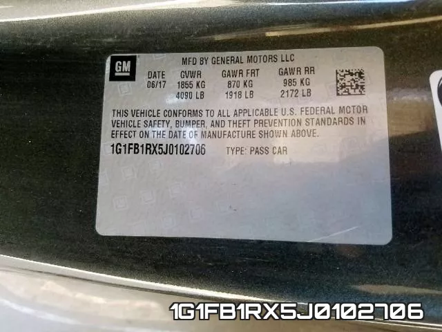 1G1FB1RX5J0102706 фото 2