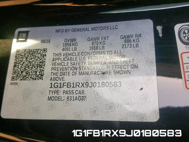1G1FB1RX9J0180583 фото 2