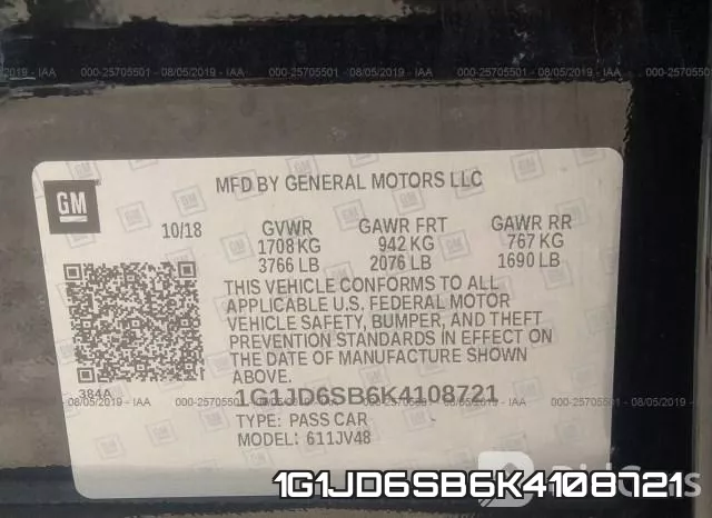 1G1JD6SB6K4108721 фото 10