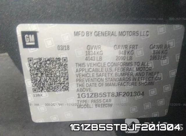 1G1ZB5ST8JF201304 фото 10