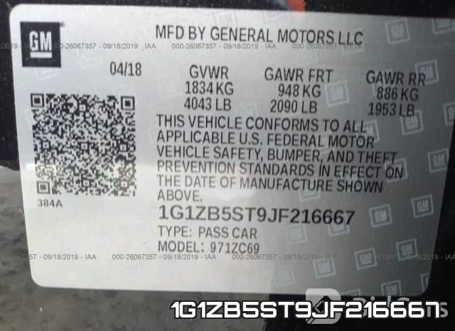 1G1ZB5ST9JF216667 фото 10
