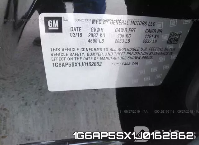 1G6AP5SX1J0162862 фото 10