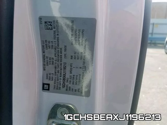 1GCHSBEAXJ1196213 фото 2