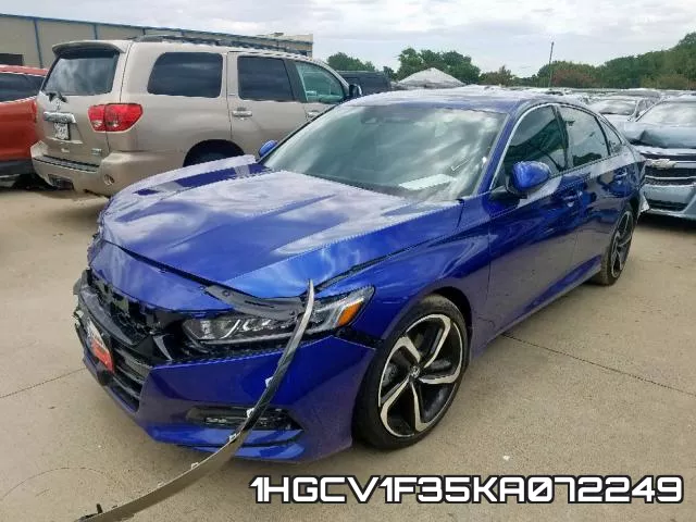 1HGCV1F35KA072249 фото 3