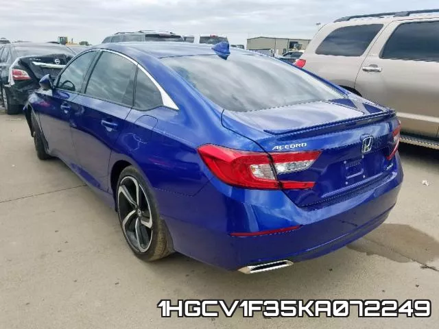 1HGCV1F35KA072249 фото 4