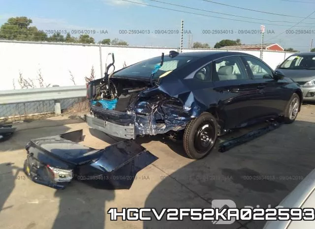 1HGCV2F52KA022593 фото 5