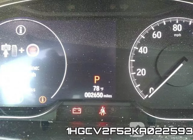 1HGCV2F52KA022593 фото 8