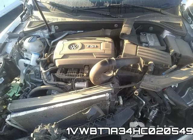 1VWBT7A34HC020549 фото 2