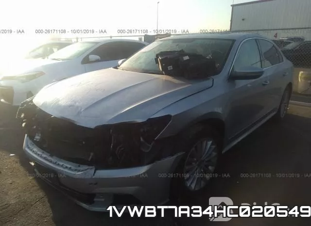 1VWBT7A34HC020549 фото 3