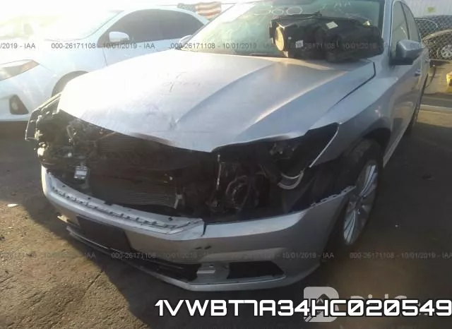1VWBT7A34HC020549 фото 7