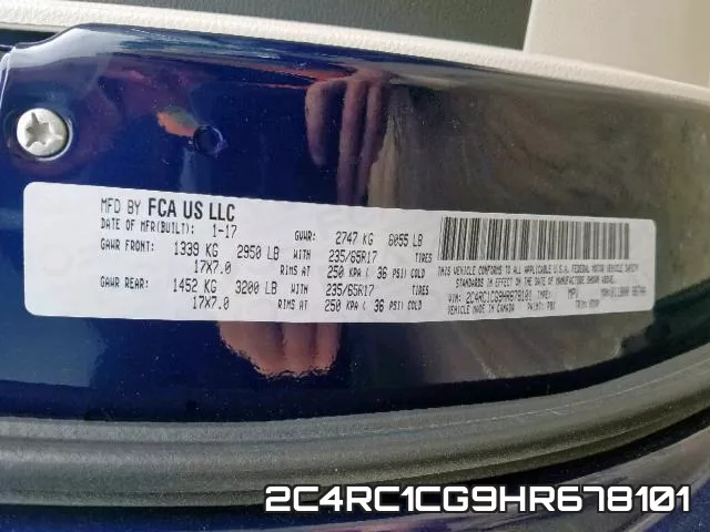 2C4RC1CG9HR678101 фото 2