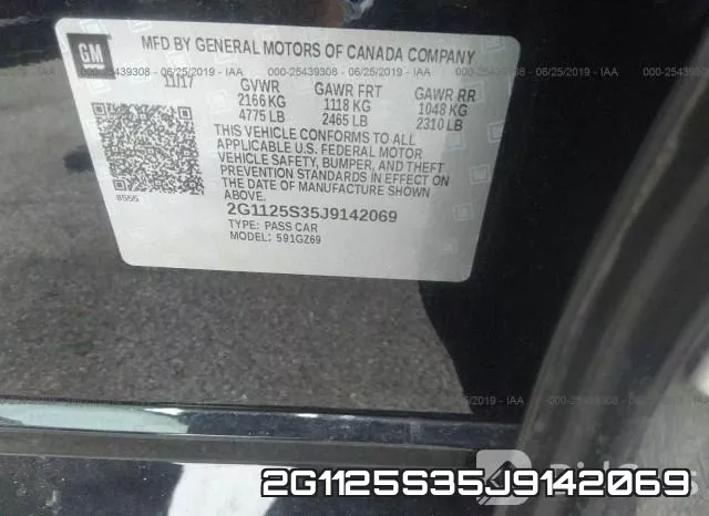 2G1125S35J9142069 фото 9
