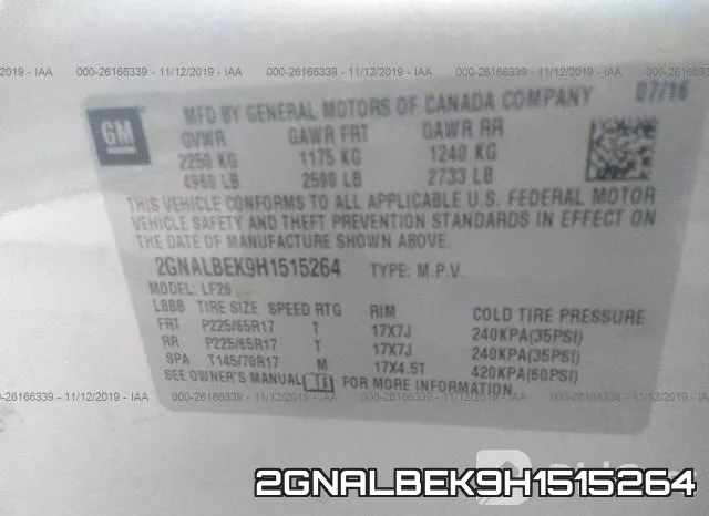 2GNALBEK9H1515264 фото 10