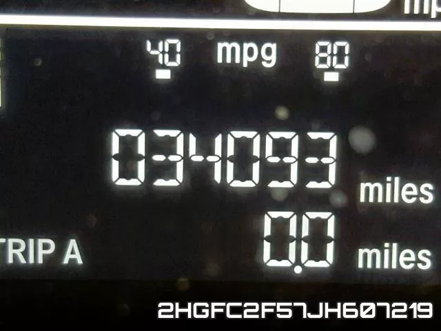 2HGFC2F57JH607219 фото 9