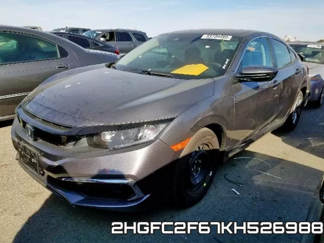 2HGFC2F67KH526988 фото 3