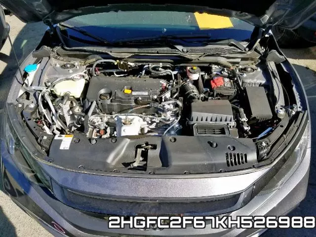 2HGFC2F67KH526988 фото 8