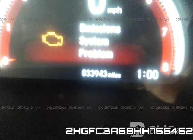 2HGFC3A58HH755452 фото 8