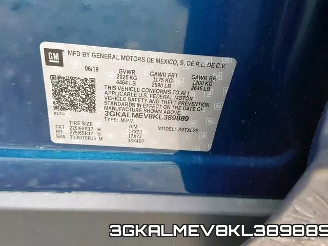 3GKALMEV8KL389889 фото 2