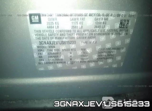 3GNAXJEV1JS615233 фото 10