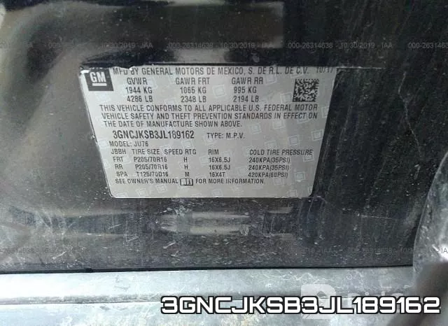 3GNCJKSB3JL189162 фото 10