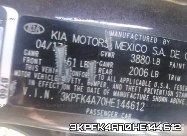 3KPFK4A70HE144612 фото 10