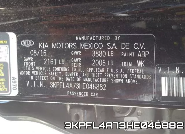 3KPFL4A73HE046882 фото 10