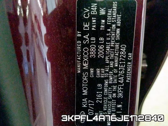 3KPFL4A76JE172840 фото 2